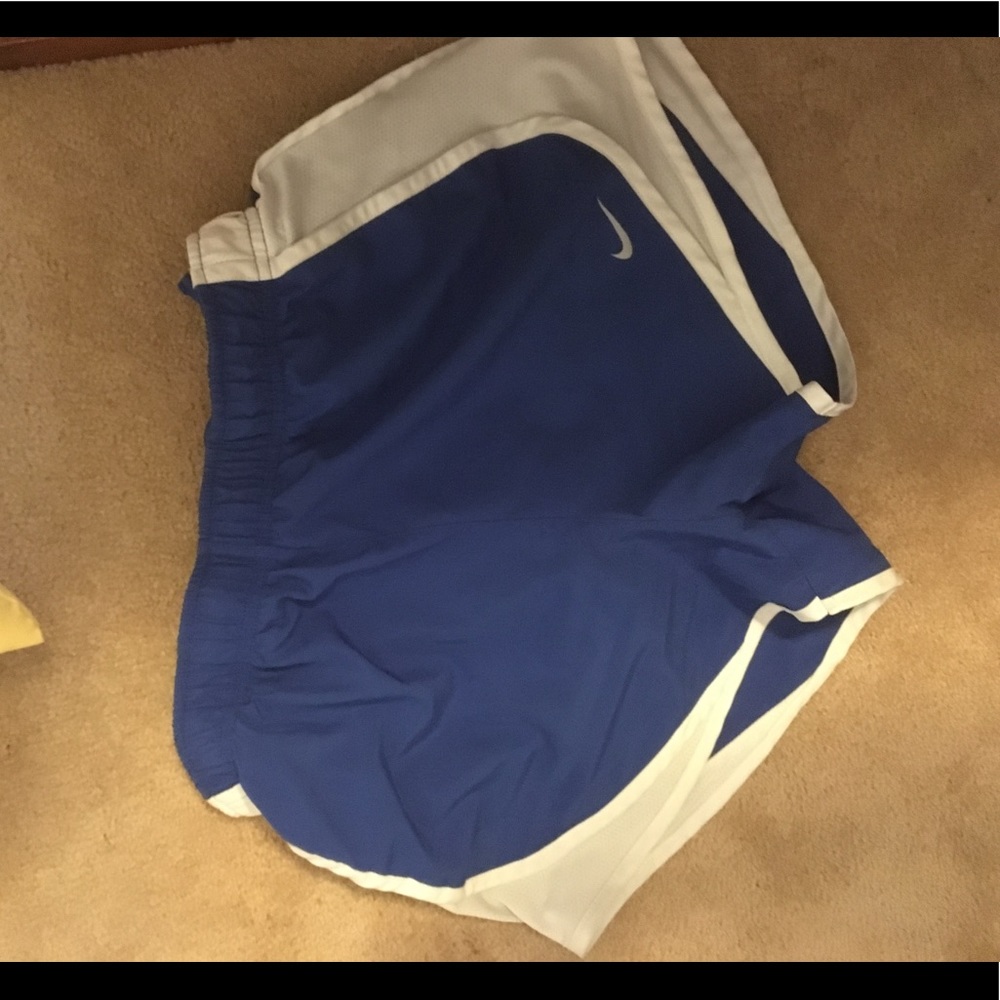 blue nike dry-fit shorts